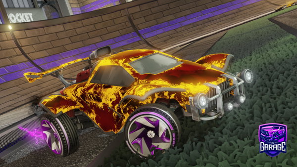 A Rocket League car design from Beanz511