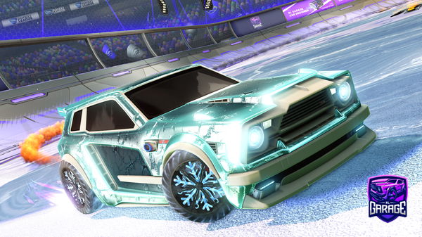 A Rocket League car design from Donutfutur