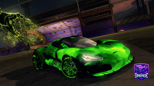 A Rocket League car design from ii-Galaxy