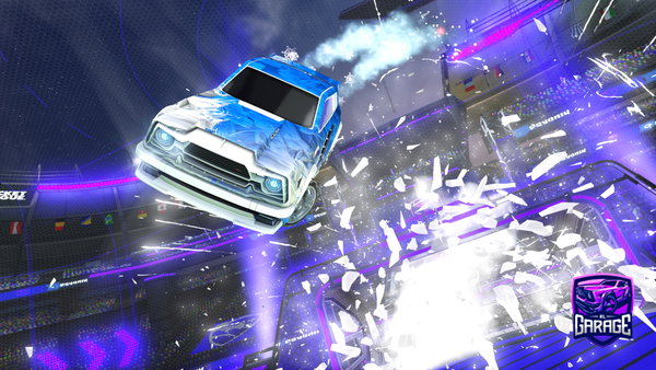 A Rocket League car design from mmoitokyo