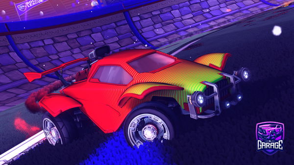 A Rocket League car design from 10137