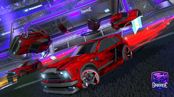 A Rocket League car design from Elgatopiniway69