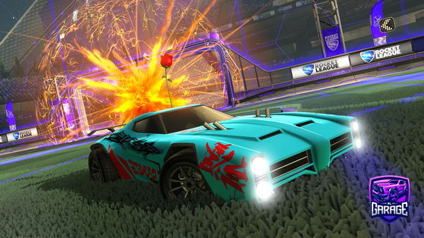 A Rocket League car design from DuduGato22