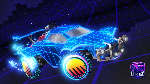 A Rocket League car design from SatisfiedG