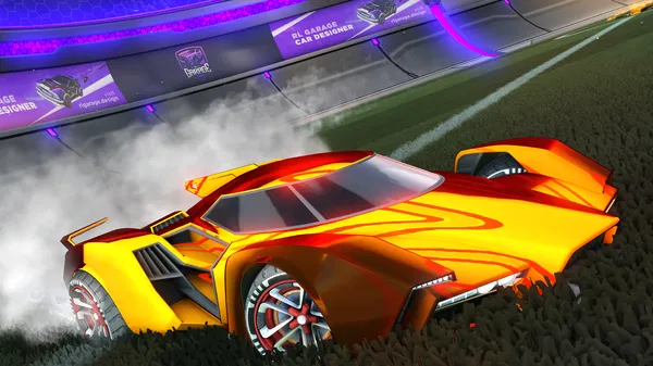 A Rocket League car design from DJf