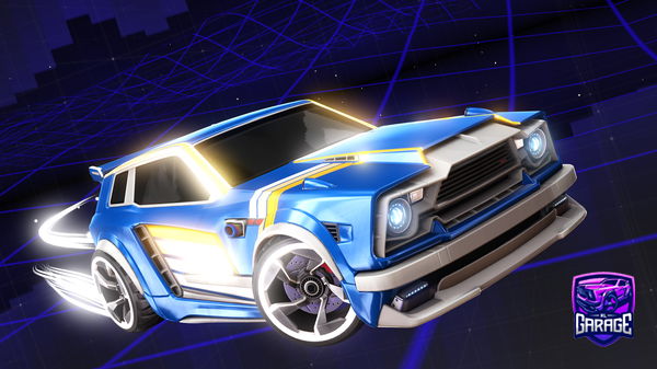 A Rocket League car design from achickencurry101