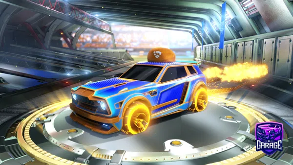 A Rocket League car design from Banaaniinn