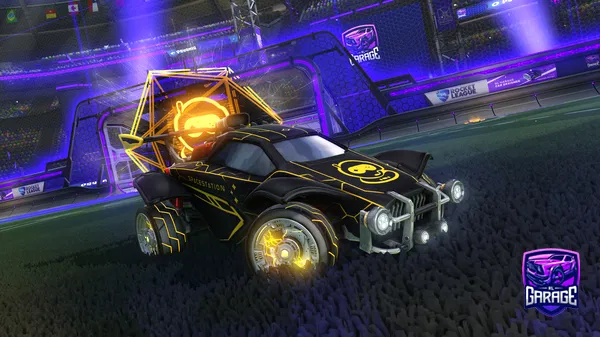 A Rocket League car design from Mallart