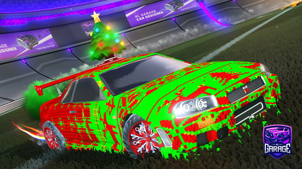 A Rocket League car design from MellowSeshRL