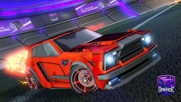 A Rocket League car design from Barnachegg