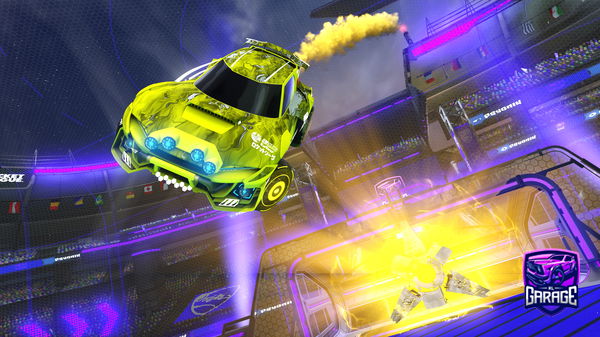 A Rocket League car design from Goldenshot9508