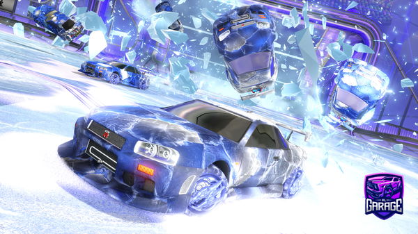 A Rocket League car design from Quinchia