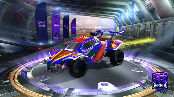 A Rocket League car design from AGG_JOHNSON