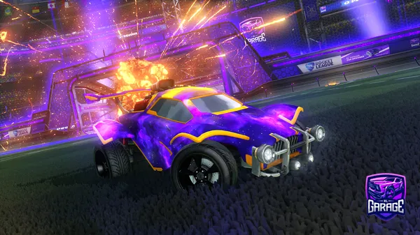 A Rocket League car design from mcflip21