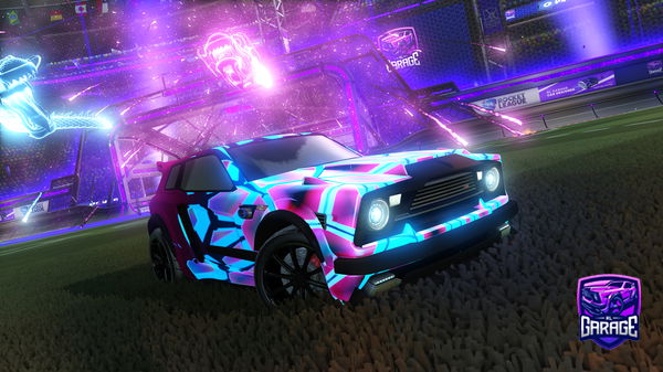 A Rocket League car design from BOBALOBAYOUS