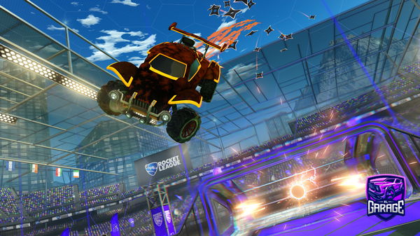 A Rocket League car design from Dimprian007