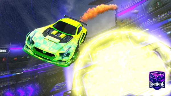 A Rocket League car design from To-fu