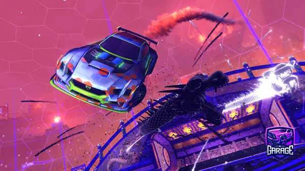 A Rocket League car design from DragonsoPL
