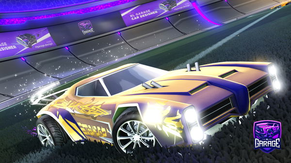 A Rocket League car design from supertroning