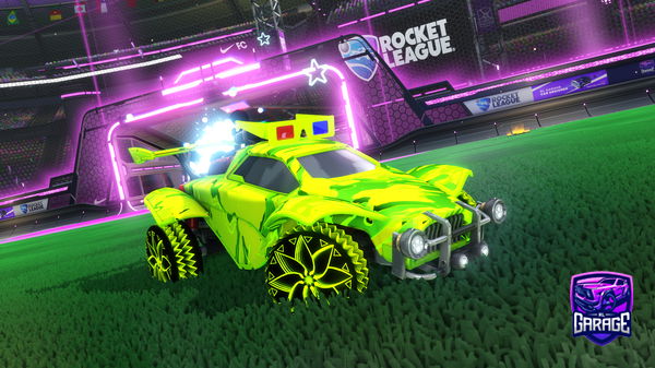 A Rocket League car design from Mirst82u