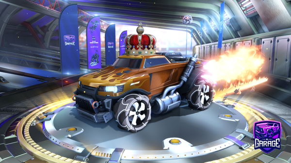 A Rocket League car design from Morladurdon