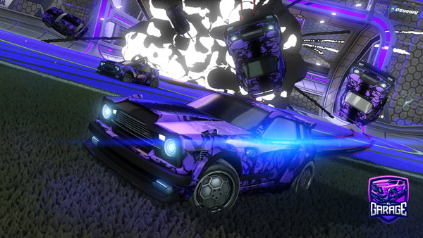 A Rocket League car design from kadesuii