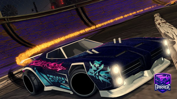 A Rocket League car design from zefos