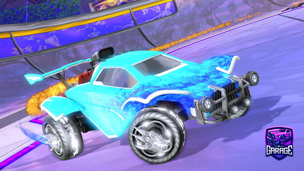 A Rocket League car design from FireSchorcher