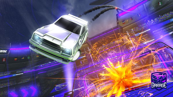 A Rocket League car design from aova