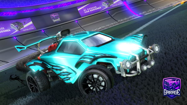 A Rocket League car design from ImSilvver