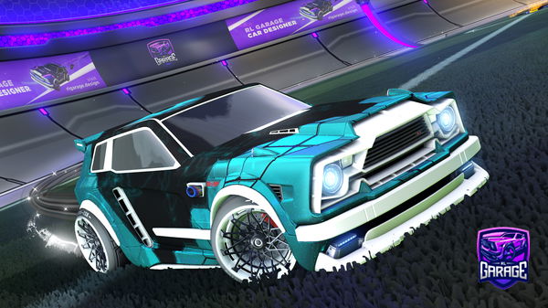 A Rocket League car design from ProFluffy7985