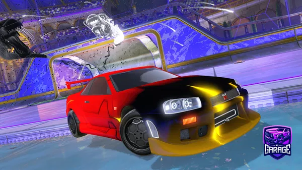 A Rocket League car design from SpaceShadow3717