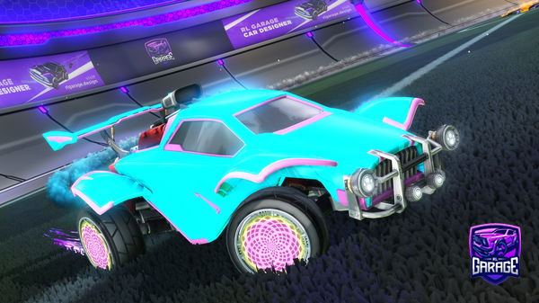 A Rocket League car design from Samnibs