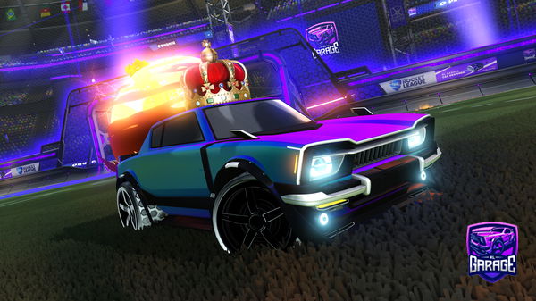 A Rocket League car design from Matheuskauss