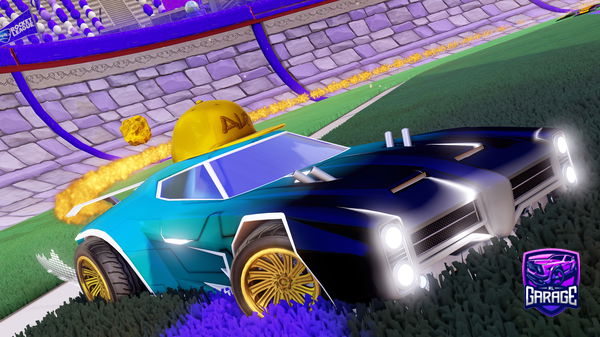 A Rocket League car design from Ibtesam