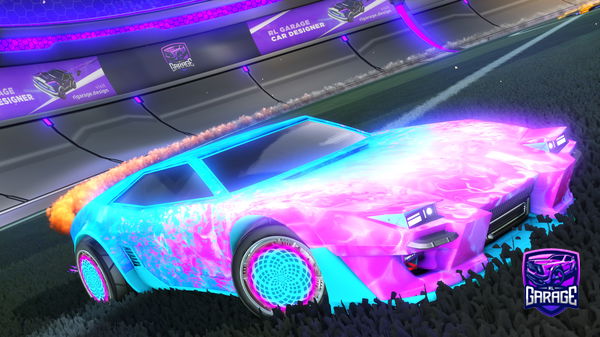 A Rocket League car design from Bot-The-Legend