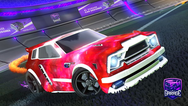 A Rocket League car design from MrWoodTTV