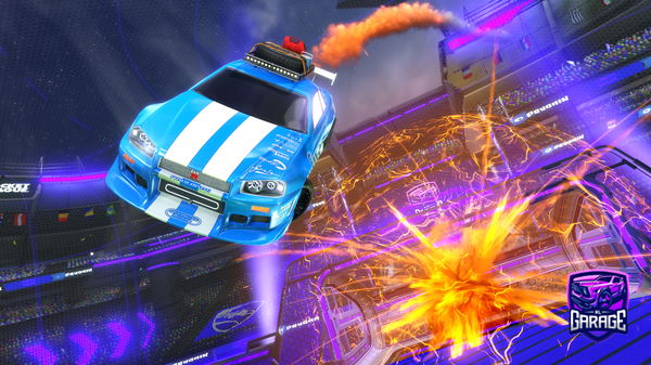 A Rocket League car design from StuckTrevor32