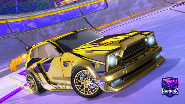 A Rocket League car design from Foxy8-Ita