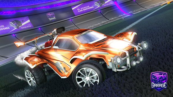 A Rocket League car design from Cafedoppio