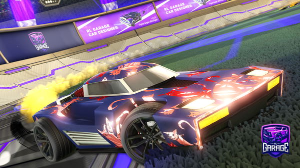 A Rocket League car design from acevvxa