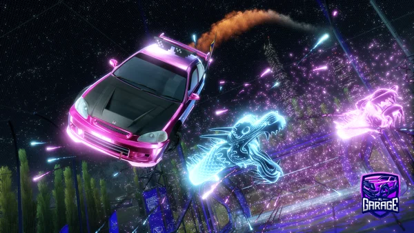 A Rocket League car design from Kipito21