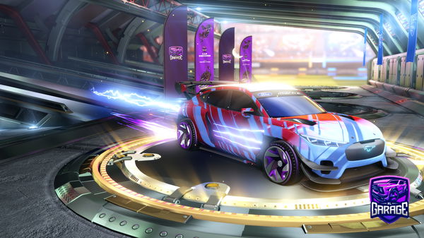 A Rocket League car design from DallasHub07