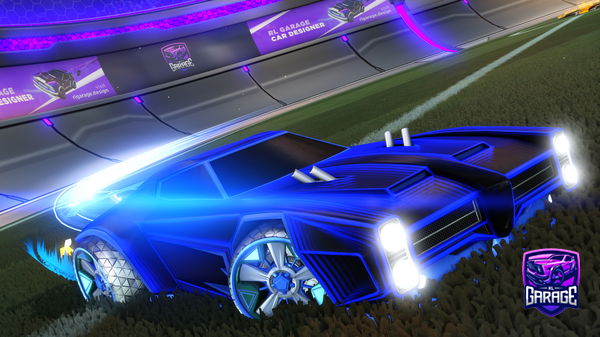 A Rocket League car design from Tenchoxdd
