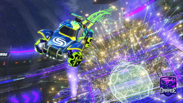 A Rocket League car design from skittles042008