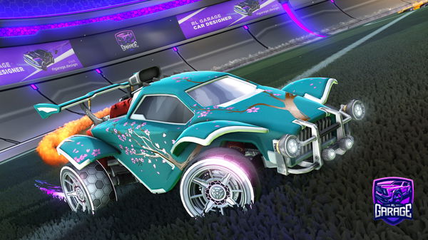 A Rocket League car design from Getemingo
