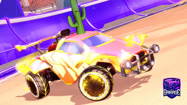 A Rocket League car design from SilverStarz128