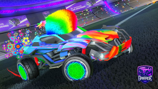 A Rocket League car design from WakTasticYT