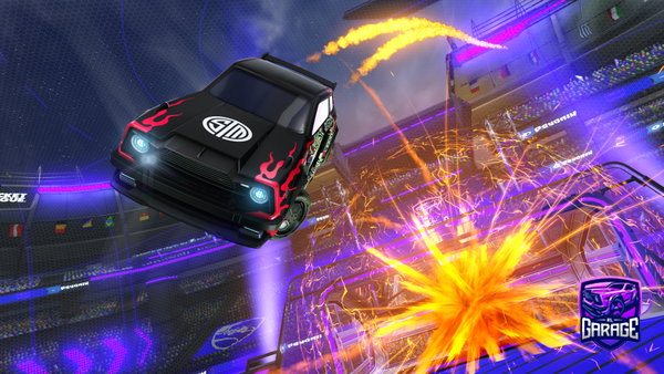 A Rocket League car design from ishowSped3283