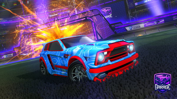 A Rocket League car design from Benja_trk3